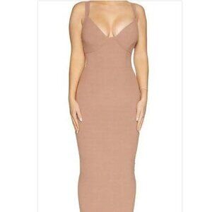 Naked Wardrobe Faux Bustier Dress - Coco Size XS